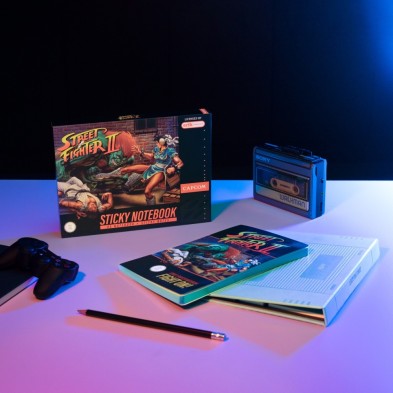 Cuaderno Street Fighter A5 sticky notes