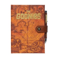 Cuaderno Goonies mapa del tesoro A5 con bolígrafo A5 sticky notes