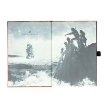 Cuaderno Goonies mapa del tesoro A5 con bolígrafo A5 sticky notes