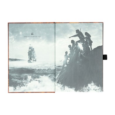 Cuaderno Goonies mapa del tesoro A5 con bolígrafo A5 sticky notes