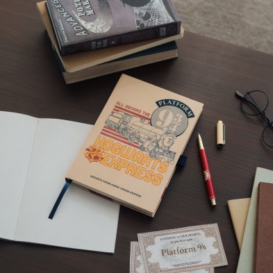 Cuaderno Harry Potter Plataforma 9 3/4 A5 con bolígrafo