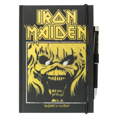 Cuaderno Iron Maiden A5 con bolígrafo