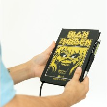 Cuaderno Iron Maiden A5 con bolígrafo