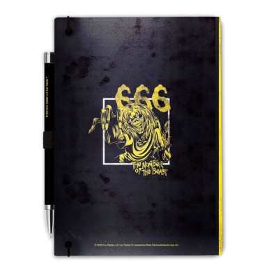 Cuaderno Iron Maiden A5 con bolígrafo
