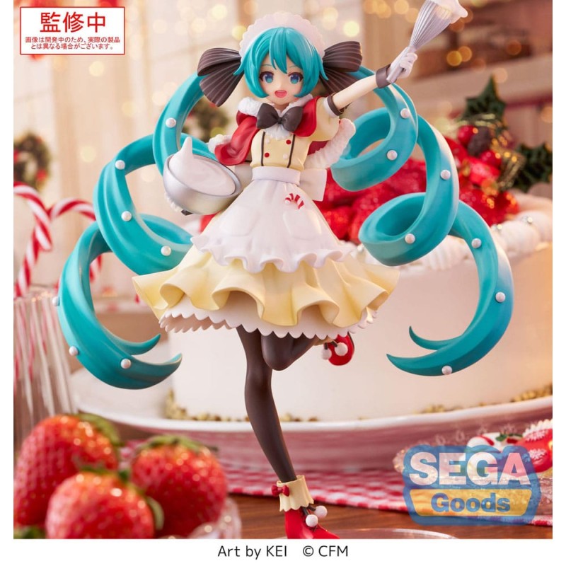 Figura Hatsune Miku Chrismas 20 cm Character Vocal Series 01 Luminasta