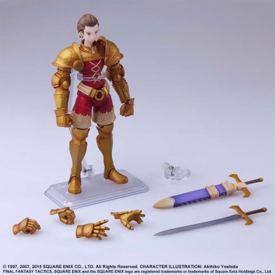 Delita Heiral 14 cm Final Fantasy Tactics Figura Bring Arts