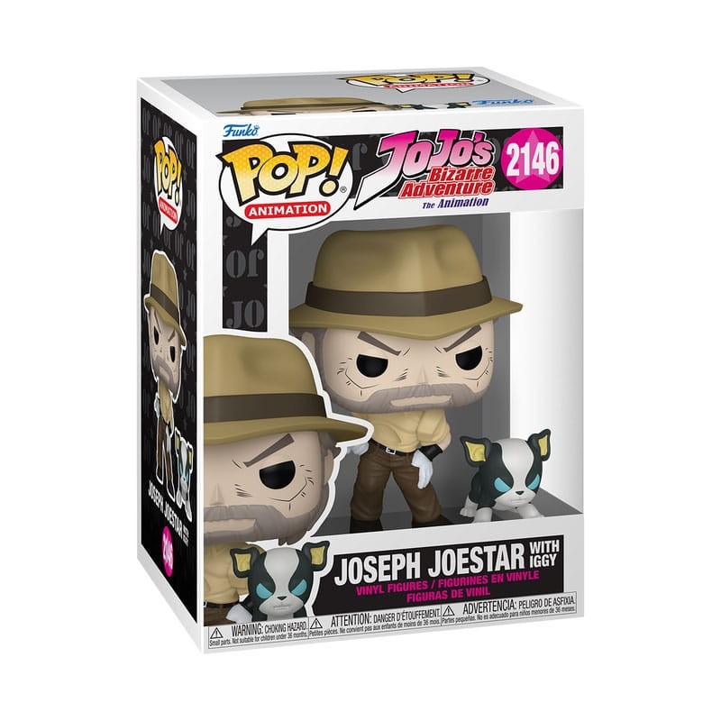 Funko POP! 2146 Joseph Joestar with Iggy