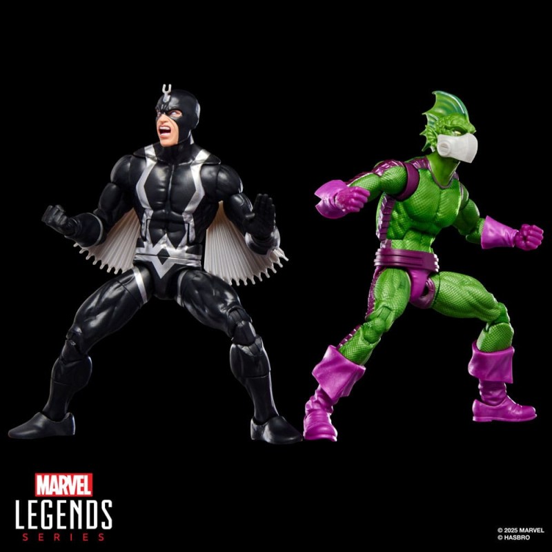 Pack 2 figuras Black Bolt & Triton15 cm Marvel Legends Inhumans