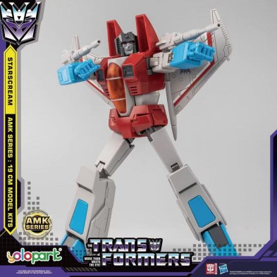 Transformers Generation One Maqueta AMK Series Starscream 19 cm