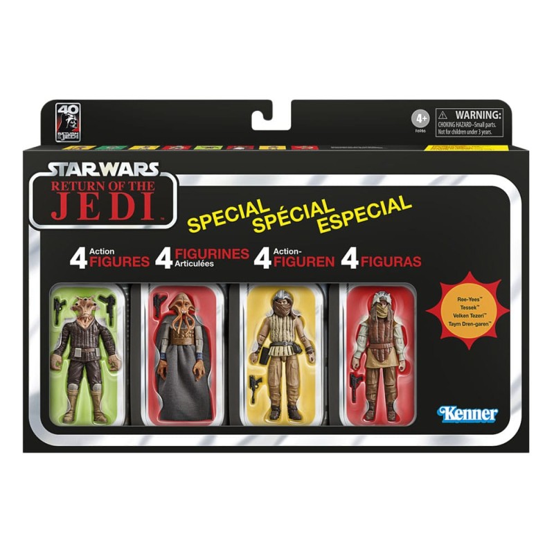 Pack de 4 Figuras Jabba's Court Denizens 10 cm VC