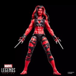 Figura Silver  Red She-Hulk 15 cm Marvel Legends
