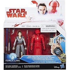 PACK  2 FIGURAS STAR WARS Rey (Jedi Training) & Elite Praetorian Guard (C1243/C1242)