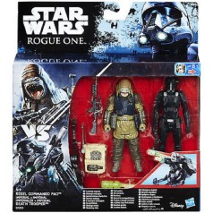 FIGURA STAR WARS ROGUE ONE REBEL COMMANDO PAO & IMPERIAL DEATH TROOPER (B7259)