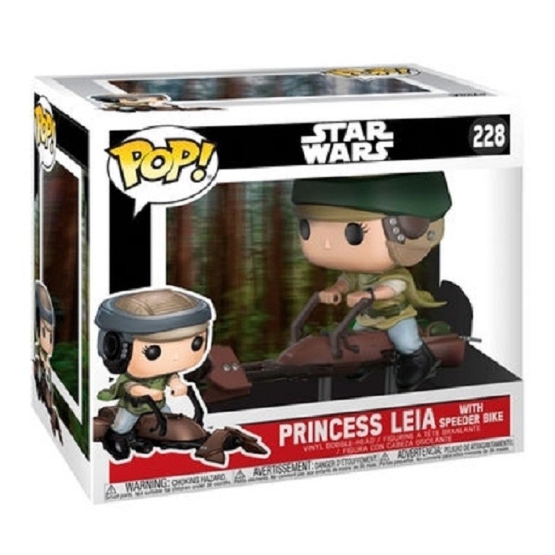 Funko Pop! 228 Princess Leia With Speeder Bike (Star Wars)