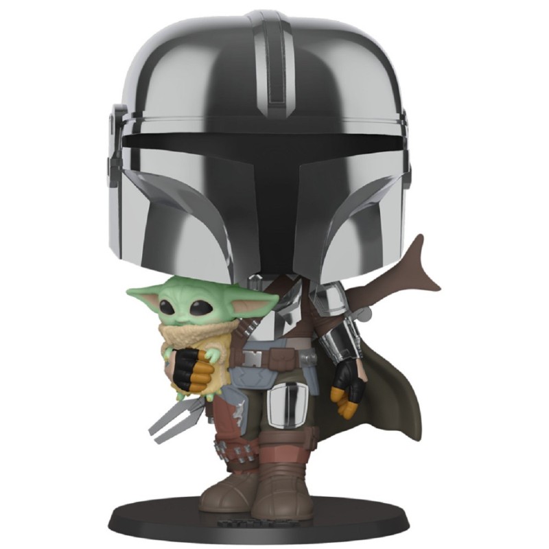 Funko Pop! 380 The Mandalorian with The Child (Super Sized) (Star Wars)