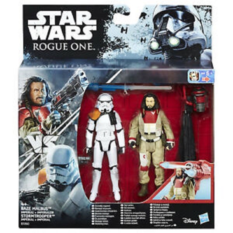 FIGURA STAR WARS ROGUE ONE BAZE MALBUS & IMPERIAL STORMTROOPER (B7260)