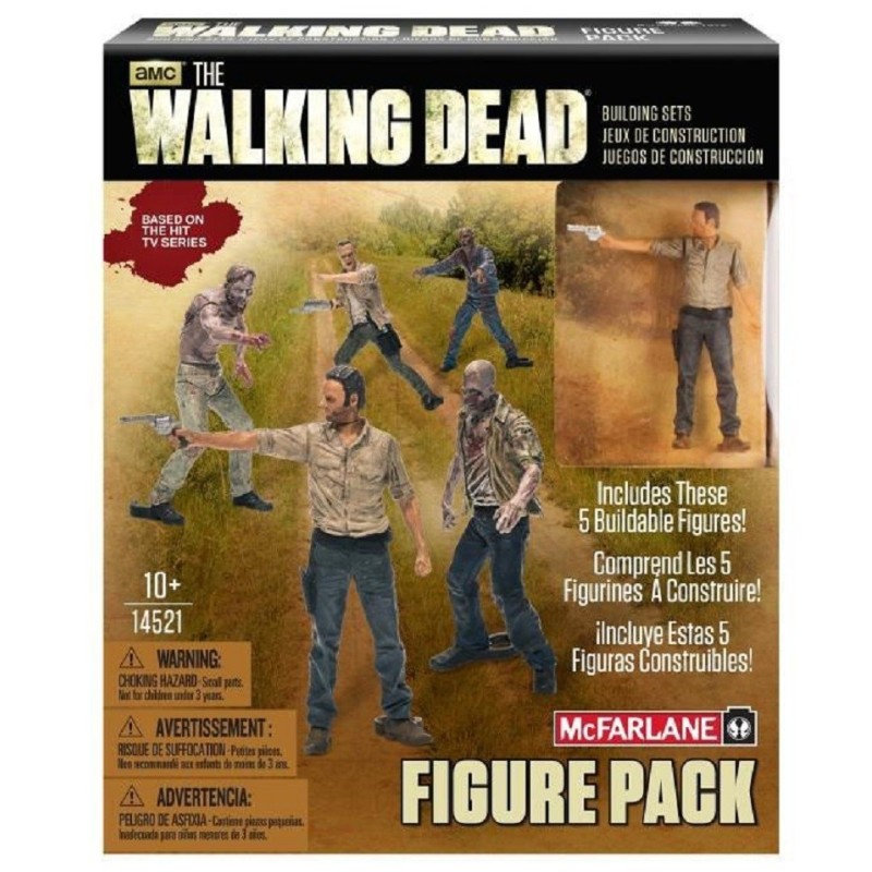 The Walking dead Figure Pack nº 1 Mcfarlane construction set