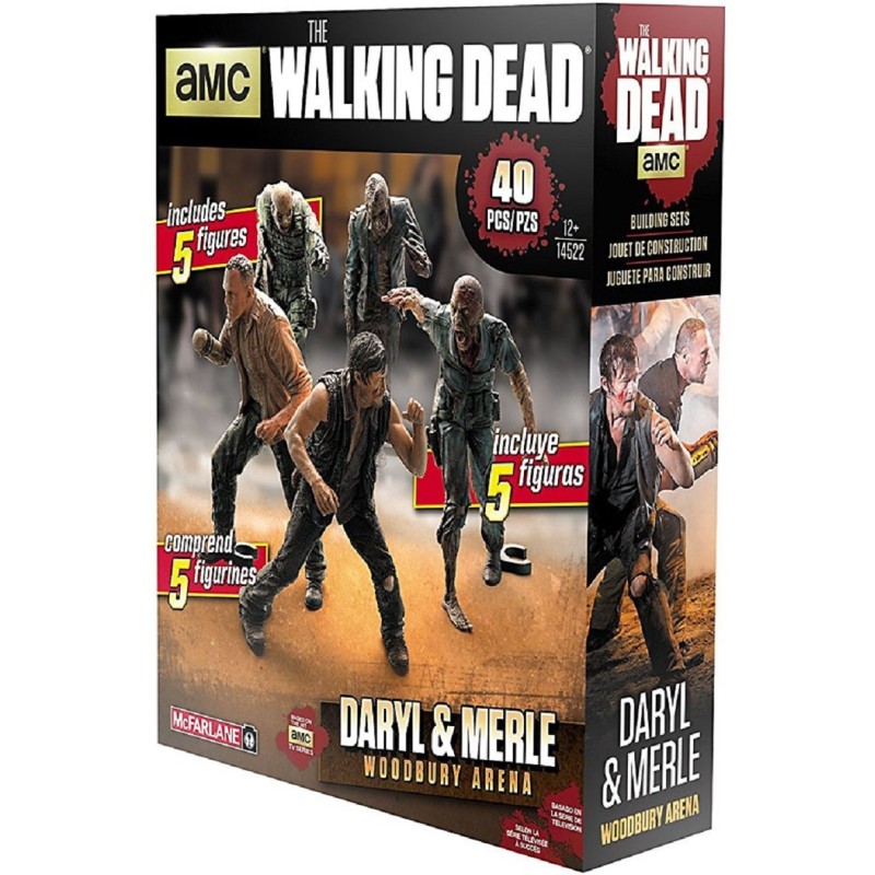 Daryl & Merle The Walking dead Figure Pack nº 2 Mcfarlane construction set