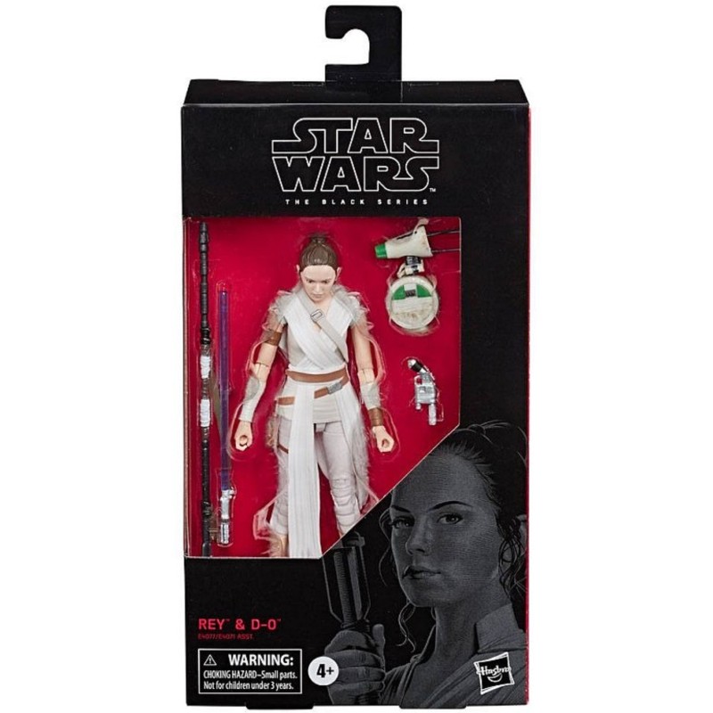 STAR WARS FIGURA BLACK SERIES 15 CM REY & D-O (E4077/E4071)