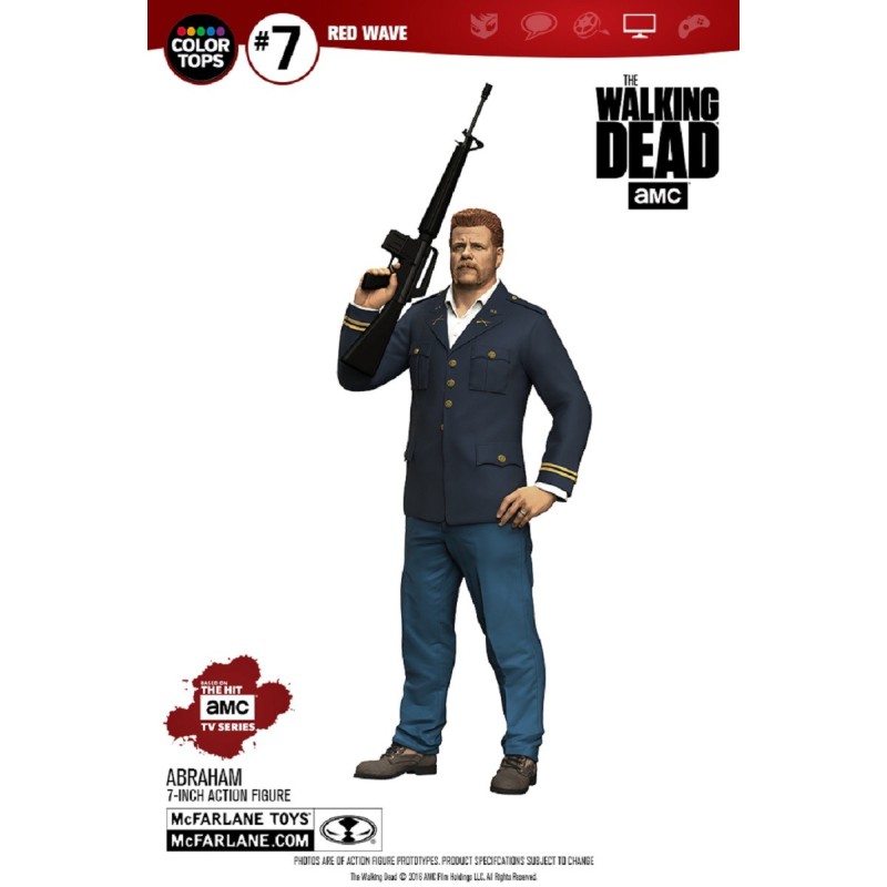 Figura Abraham 18 cm The Walking Dead Red Wave Colors Top 07