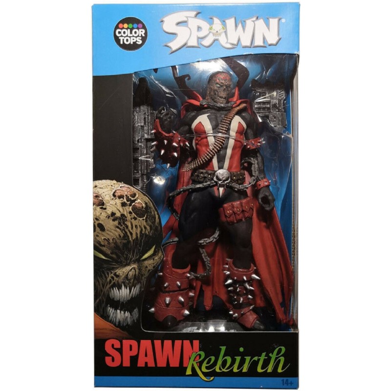 Figura Spawn: Rebirth (Unmasked) 18 cm  Blue Wave Colors Top 11