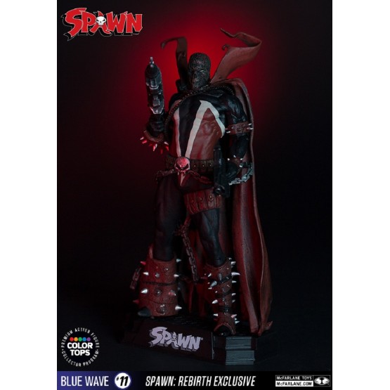 Figura Spawn: Rebirth (Unmasked) 18 cm  Blue Wave Colors Top 11