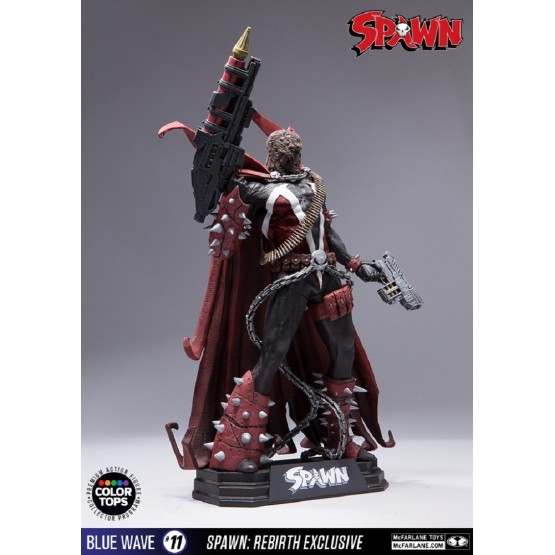 Figura Spawn: Rebirth (Unmasked) 18 cm  Blue Wave Colors Top 11