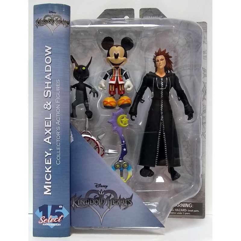 Figura Mickey, Axel & Shadow Kingdom Hearts Disney Select