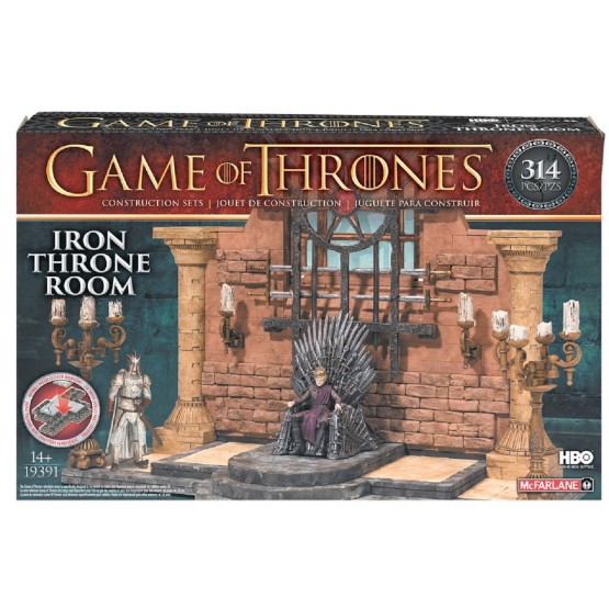 Salón del Trono de Hierro set de construcción McFarlane Juego de Tronos