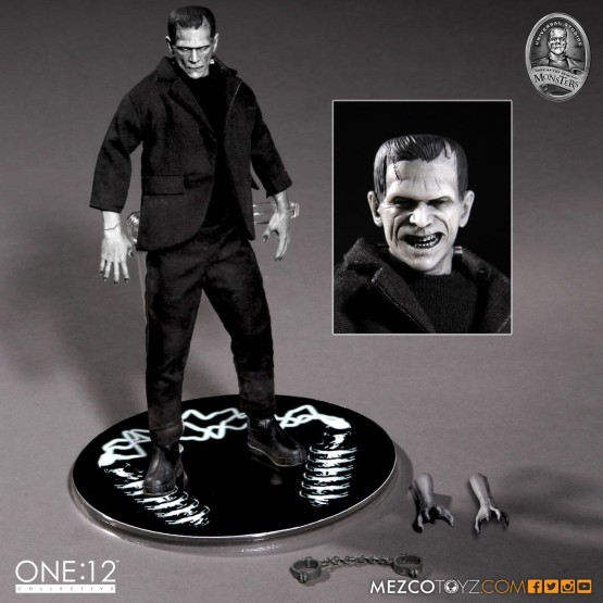 Figura Monstruo de Frankestein 30 cm Universal Monsters ONE:12 Collective