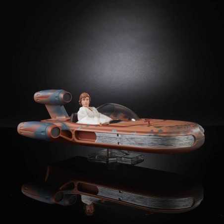 STAR WARS FIGURA BLACK SERIES 25 CM LUKE SKYWALKER & LANDSPEEDER VEHÍCULO (C1426)