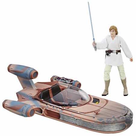 STAR WARS FIGURA BLACK SERIES 25 CM LUKE SKYWALKER & LANDSPEEDER VEHÍCULO (C1426)