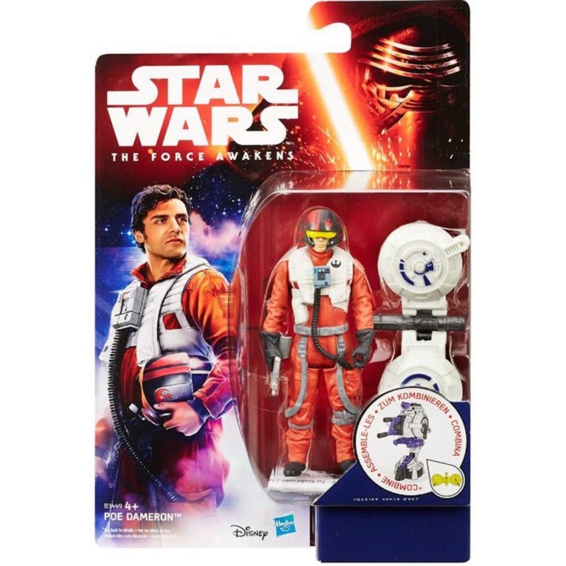 Figura Poe Dameron The Force Awakens Collection 3,75" (10cm) Serie 1(B3449)