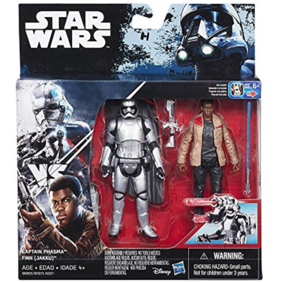 FIGURAS STAR WARS ROGUE ONE COLLECTION 3,75" (10cm) CAPTAIN PHASMA Vs FINN (JAKKU) (B9855)