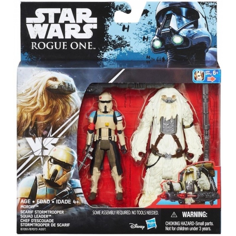 FIGURAS STAR WARS ROGUE ONE COLLECTION 3,75" (10cm) SCARIF STORMTROOPER SQUAD LEADER VS MOROFF (B72261)