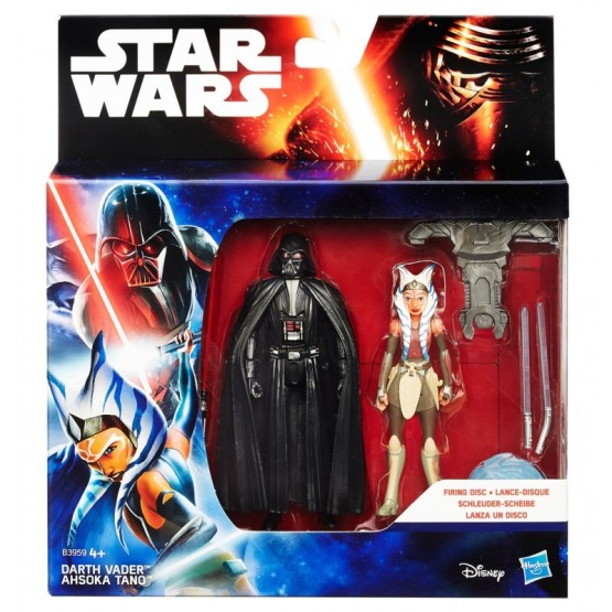 FIGURAS STAR WARS THE FORCE AWAKENS DARTH VADER & ASHOKA TANO (B3959)