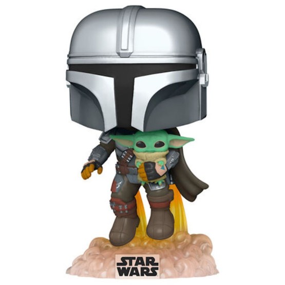Funko Pop! 402 The Mandalorian with The Child [Flying jet pack] (Star Wars)