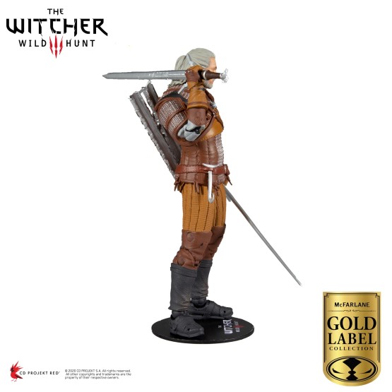 Figura Geralt de Rivia The Witcher 18 cm McFarlane Gold Label