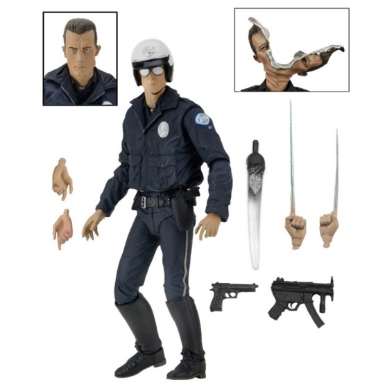 Figura T-1000 Motorcycle Cop Terminator 2 Ultimate